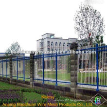 Temporary zinc steel pipe wrought iron fence